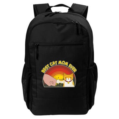 Retro Best Cat Mom Ever Backpack
