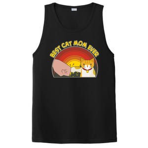 Retro Best Cat Mom Ever PosiCharge Competitor Tank