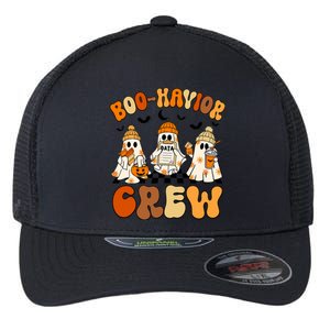 Retro Boohavior Crew Behavior Analyst Halloween Aba Rbt Flexfit Unipanel Trucker Cap