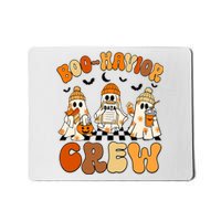 Retro Boohavior Crew Behavior Analyst Halloween Aba Rbt Mousepad