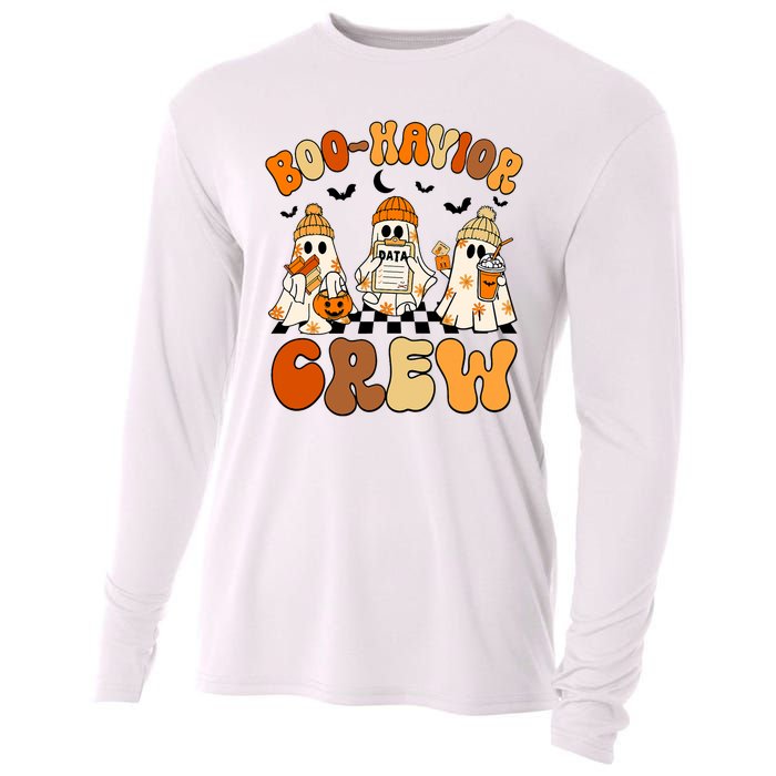 Retro Boohavior Crew Behavior Analyst Halloween Aba Rbt Cooling Performance Long Sleeve Crew