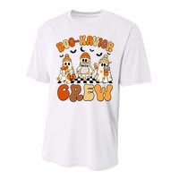 Retro Boohavior Crew Behavior Analyst Halloween Aba Rbt Performance Sprint T-Shirt