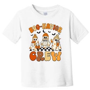 Retro Boohavior Crew Behavior Analyst Halloween Aba Rbt Toddler T-Shirt