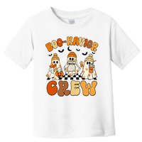 Retro Boohavior Crew Behavior Analyst Halloween Aba Rbt Toddler T-Shirt