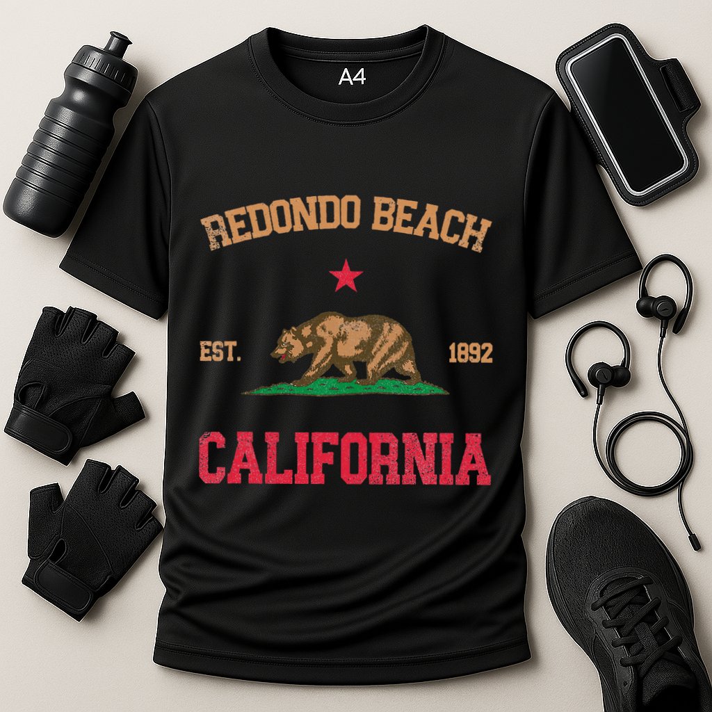 Redondo Beach California Cooling Performance Crew T-Shirt