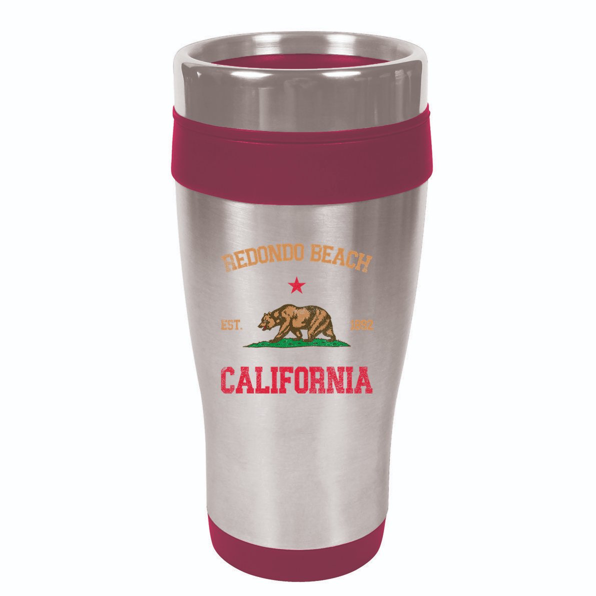 Redondo Beach California 16oz Travel Tumbler