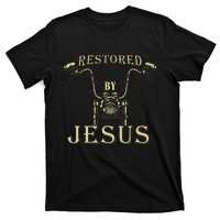 Restored By Christ – Christian Motorcycle Gospel Faith T-Shirt