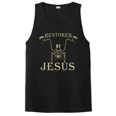 Restored By Christ – Christian Motorcycle Gospel Faith PosiCharge Competitor Tank