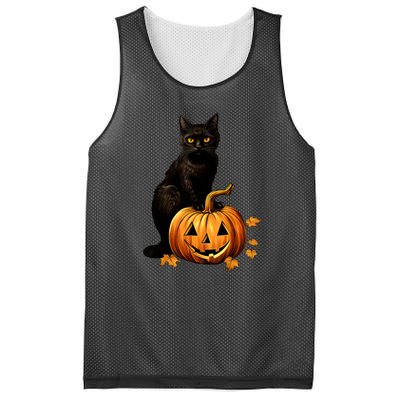 Retro Black Cat Halloween Pumpkin Costume For Thankgiving Gift Mesh Reversible Basketball Jersey Tank