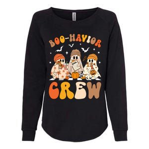 Retro Boohavior Crew Behavior Analyst Halloween Aba Rbt Gift Womens California Wash Sweatshirt