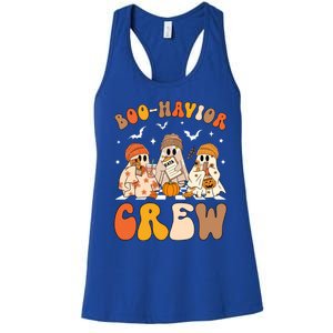 Retro Boohavior Crew Behavior Analyst Halloween Aba Rbt Gift Women's Racerback Tank