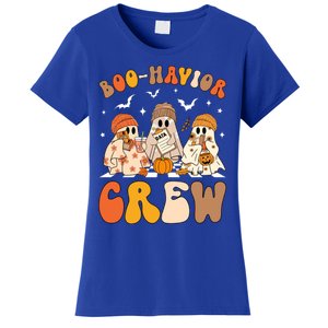 Retro Boohavior Crew Behavior Analyst Halloween Aba Rbt Gift Women's T-Shirt