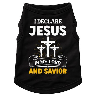 Religious Bible Church Jesus Is My Lord And Savior Doggie Tank