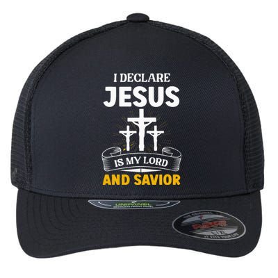 Religious Bible Church Jesus Is My Lord And Savior Flexfit Unipanel Trucker Cap