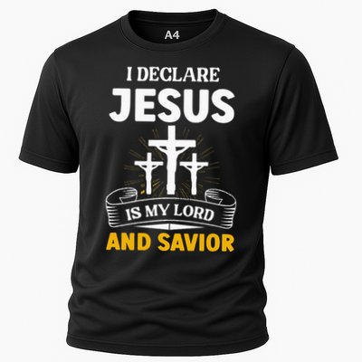 Religious Bible Church Jesus Is My Lord And Savior Cooling Performance Crew T-Shirt