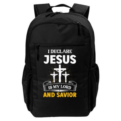 Religious Bible Church Jesus Is My Lord And Savior Backpack