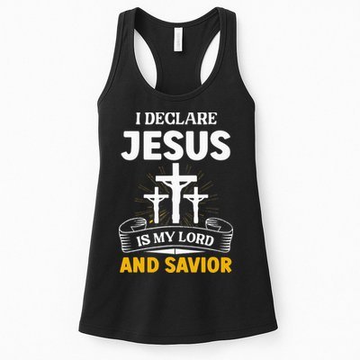 Religious Bible Church Jesus Is My Lord And Savior Womens Tank Top