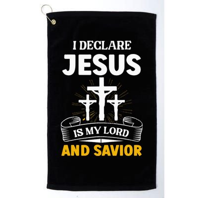 Religious Bible Church Jesus Is My Lord And Savior Golf Towel