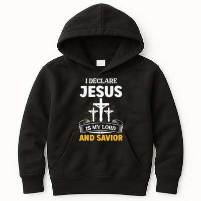 Religious Bible Church Jesus Is My Lord And Savior Kids Hoodie