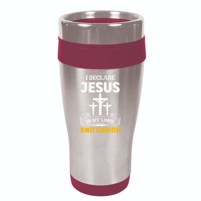 Religious Bible Church Jesus Is My Lord And Savior 16oz Travel Tumbler