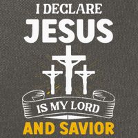 Religious Bible Church Jesus Is My Lord And Savior Cotton Canvas Backpack