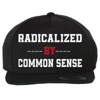 Radicalized By Common Sense Truth Logic And Free Thinkin Wool Snapback Cap