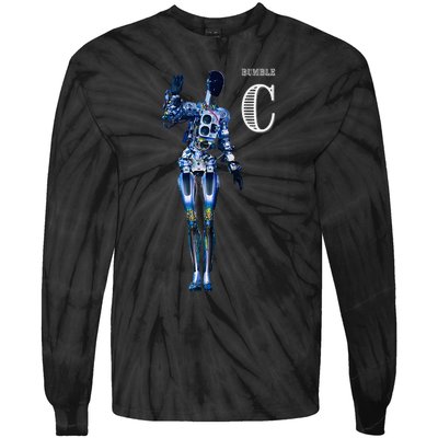 Robot Bumble C Tie-Dye Long Sleeve Shirt