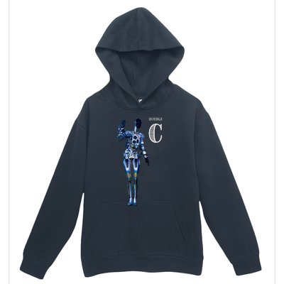 Robot Bumble C Urban Pullover Hoodie