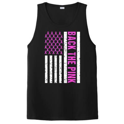 Ribbon Breast Cancer Awareness Flag Gift PosiCharge Competitor Tank