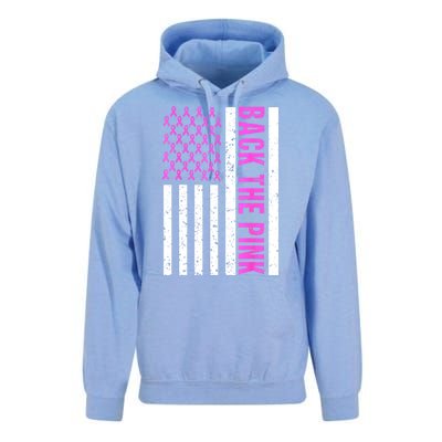 Ribbon Breast Cancer Awareness Flag Gift Unisex Surf Hoodie