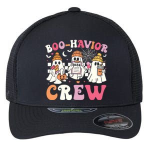 Retro Boohavior Crew Behavior Analyst Halloween Aba Rbt Flexfit Unipanel Trucker Cap