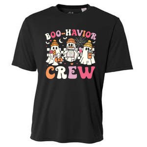 Retro Boohavior Crew Behavior Analyst Halloween Aba Rbt Cooling Performance Crew T-Shirt