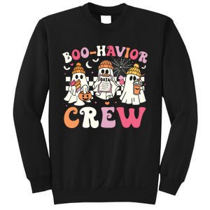 Retro Boohavior Crew Behavior Analyst Halloween Aba Rbt Sweatshirt