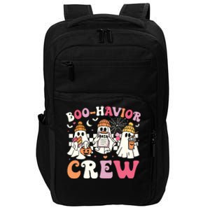 Retro Boohavior Crew Behavior Analyst Halloween Aba Rbt Impact Tech Backpack