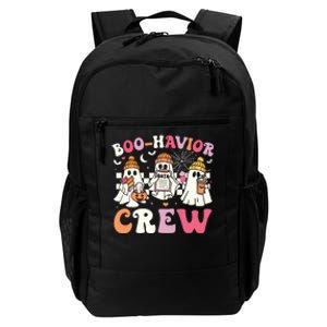 Retro Boohavior Crew Behavior Analyst Halloween Aba Rbt Daily Commute Backpack