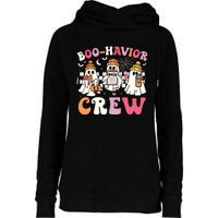 Retro Boohavior Crew Behavior Analyst Halloween Aba Rbt Womens Funnel Neck Pullover Hood