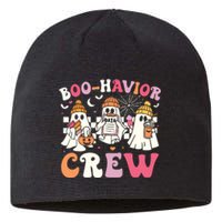 Retro Boohavior Crew Behavior Analyst Halloween Aba Rbt Sustainable Beanie