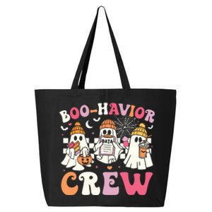 Retro Boohavior Crew Behavior Analyst Halloween Aba Rbt 25L Jumbo Tote