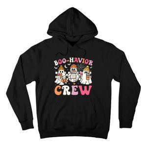 Retro Boohavior Crew Behavior Analyst Halloween Aba Rbt Tall Hoodie