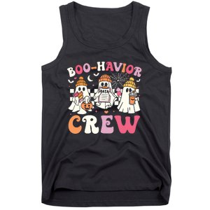 Retro Boohavior Crew Behavior Analyst Halloween Aba Rbt Tank Top