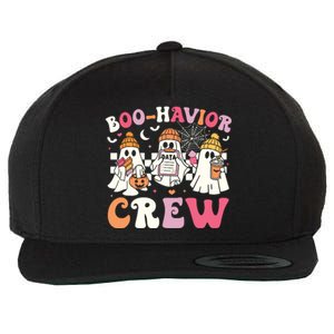 Retro Boohavior Crew Behavior Analyst Halloween Aba Rbt Wool Snapback Cap