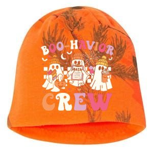 Retro Boohavior Crew Behavior Analyst Halloween Aba Rbt Kati - Camo Knit Beanie