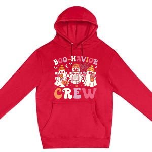 Retro Boohavior Crew Behavior Analyst Halloween Aba Rbt Premium Pullover Hoodie