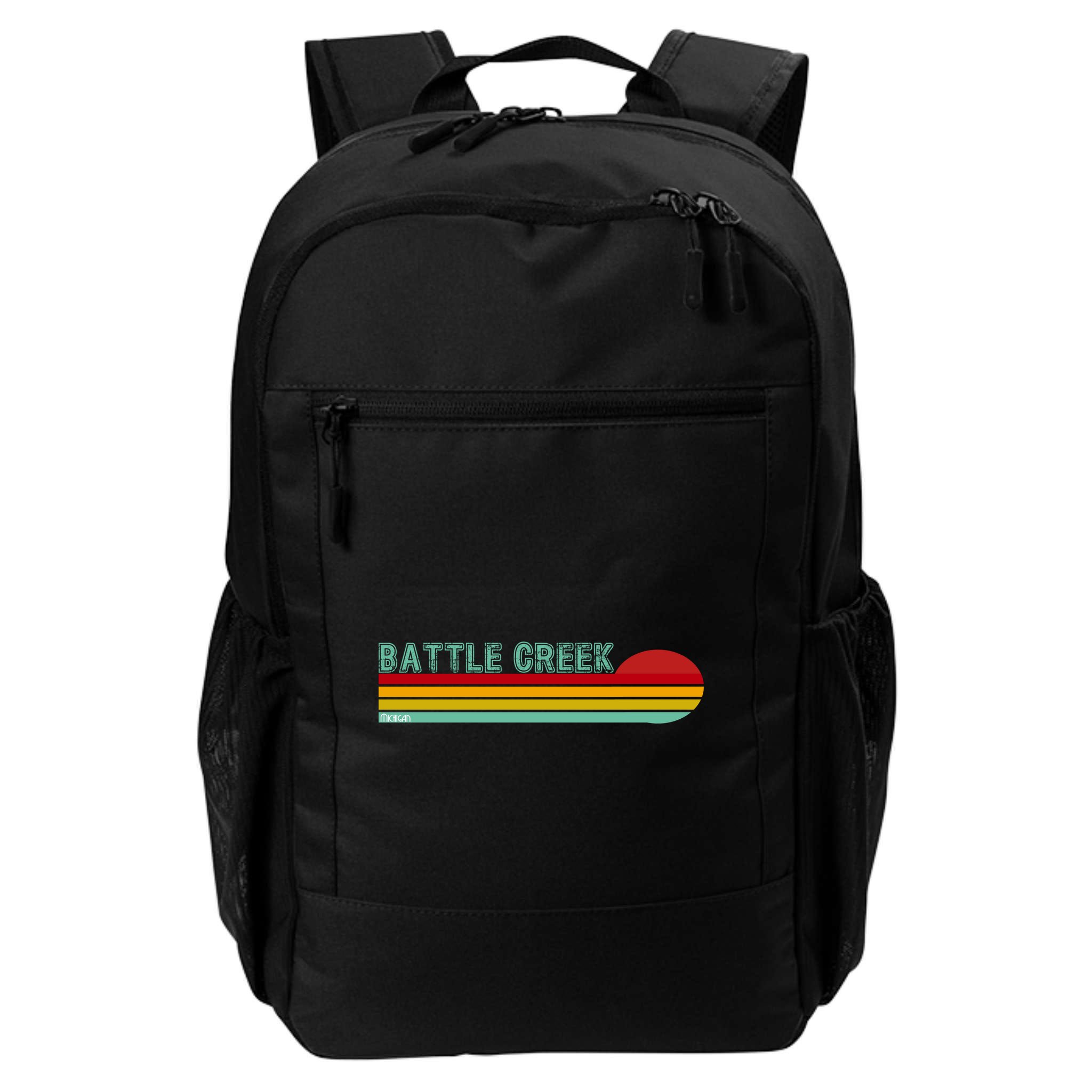 Retro Battle Creek Michigan Backpack