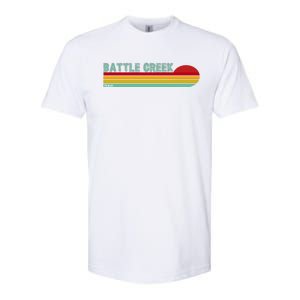 Retro Battle Creek Michigan Softstyle CVC T-Shirt