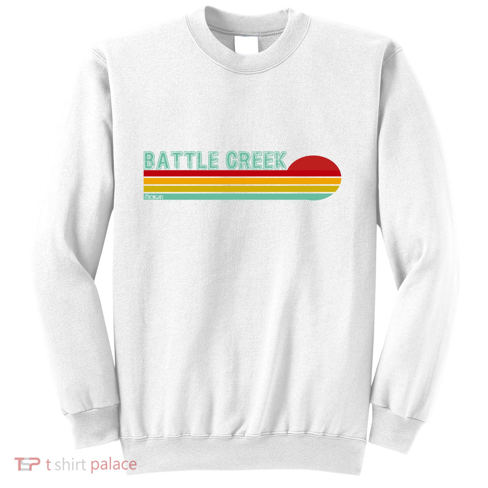 Retro Battle Creek Michigan Sweatshirt