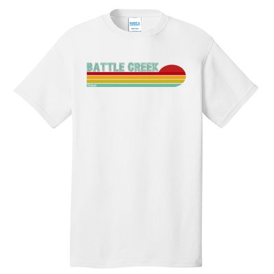 Retro Battle Creek Michigan Tall T-Shirt