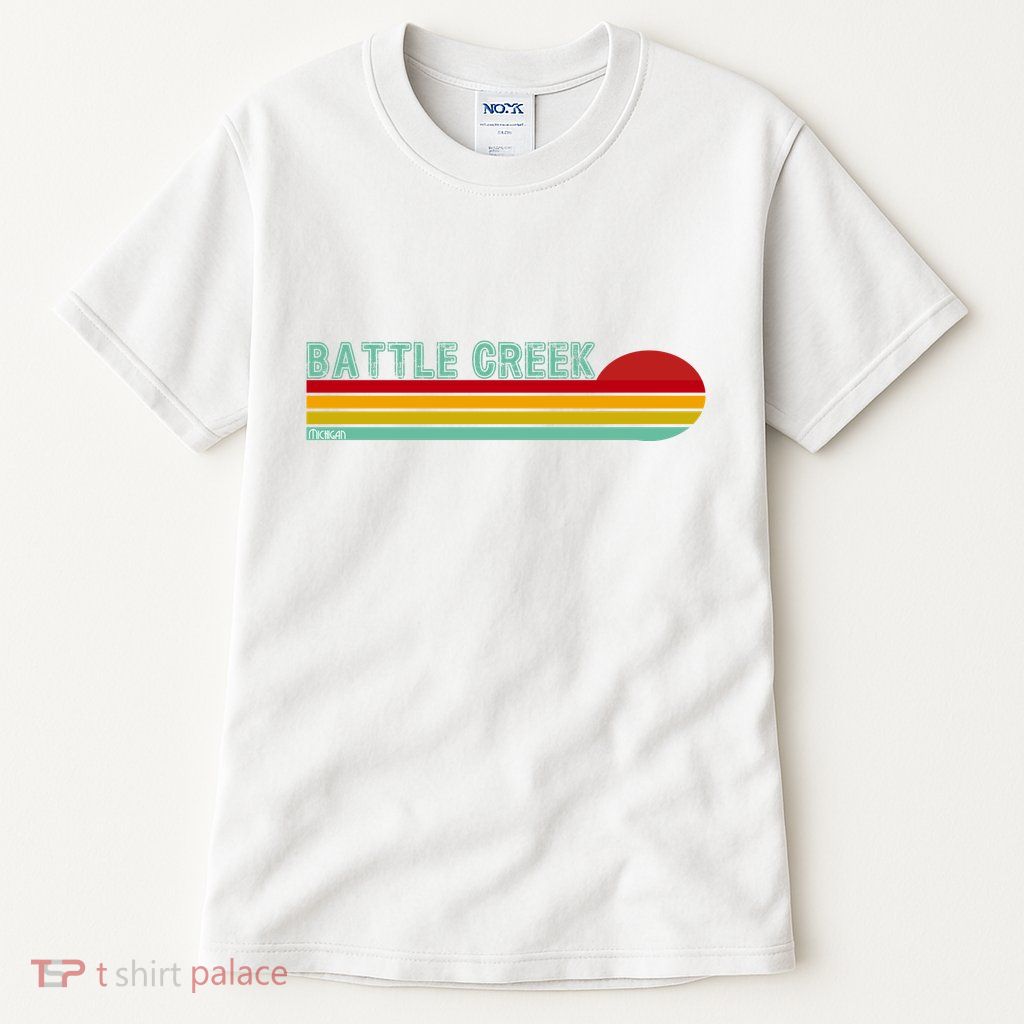 Retro Battle Creek Michigan Tall T-Shirt