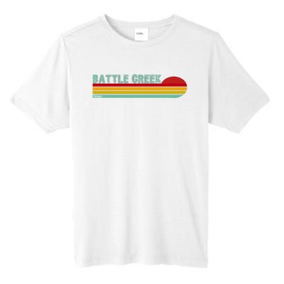 Retro Battle Creek Michigan Tall Fusion ChromaSoft Performance T-Shirt