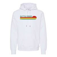 Retro Battle Creek Michigan Premium Hoodie